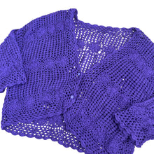 Load image into Gallery viewer, 90s Crochet Cardigan
