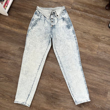 Load image into Gallery viewer, 80s Accent Acid Wash Jeans
