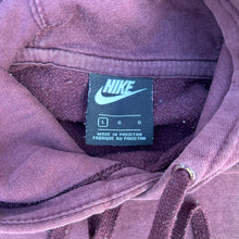 Load image into Gallery viewer, Perfectly Faded Burgundy Nike Hoodie
