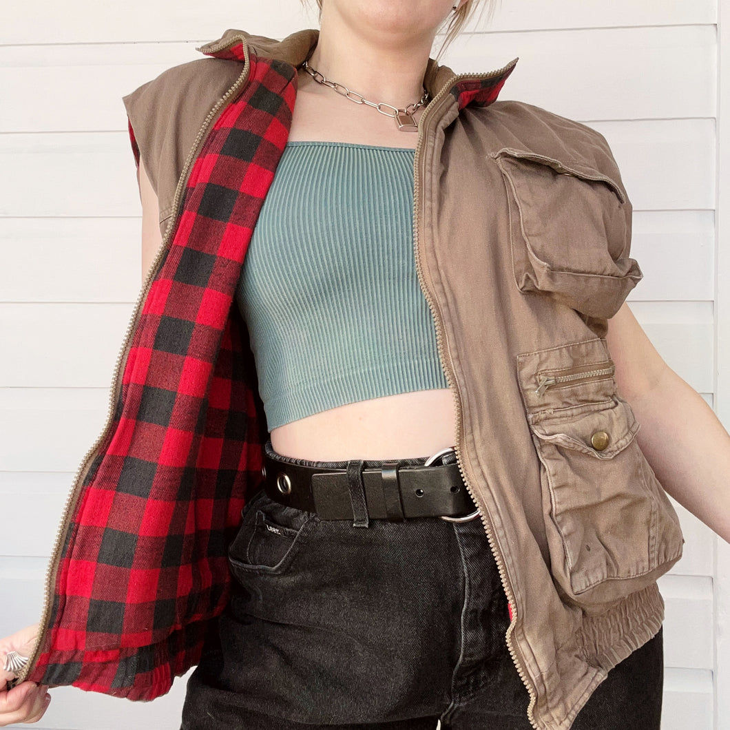 80s Lined Camping Vest