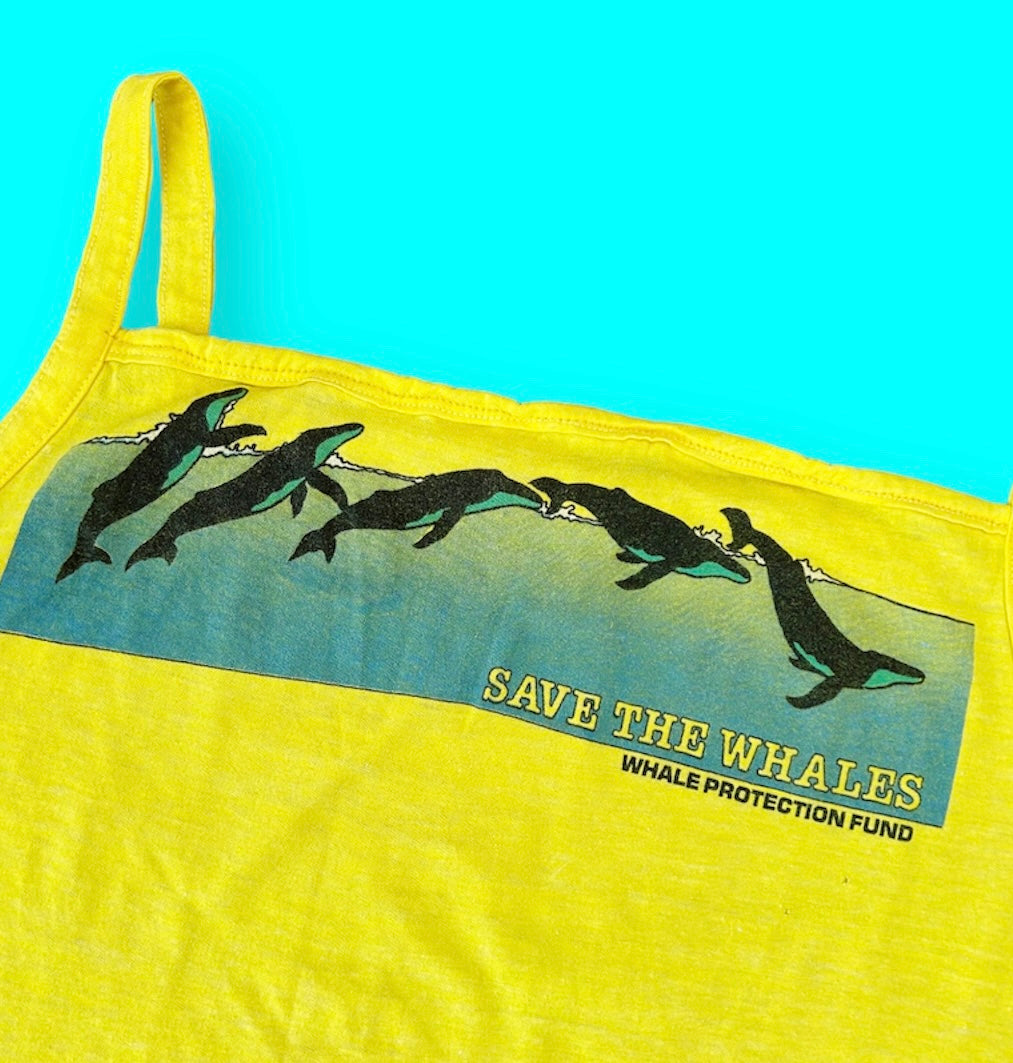 70s Save the Whales Tank