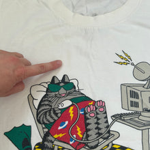 Load image into Gallery viewer, *RARE* 90s Single-Stitch SURF THE NET! Tee
