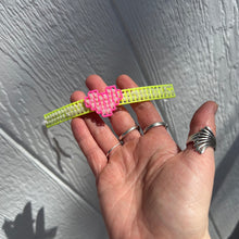 Load image into Gallery viewer, 90s Hand-Woven Heart Bracelet
