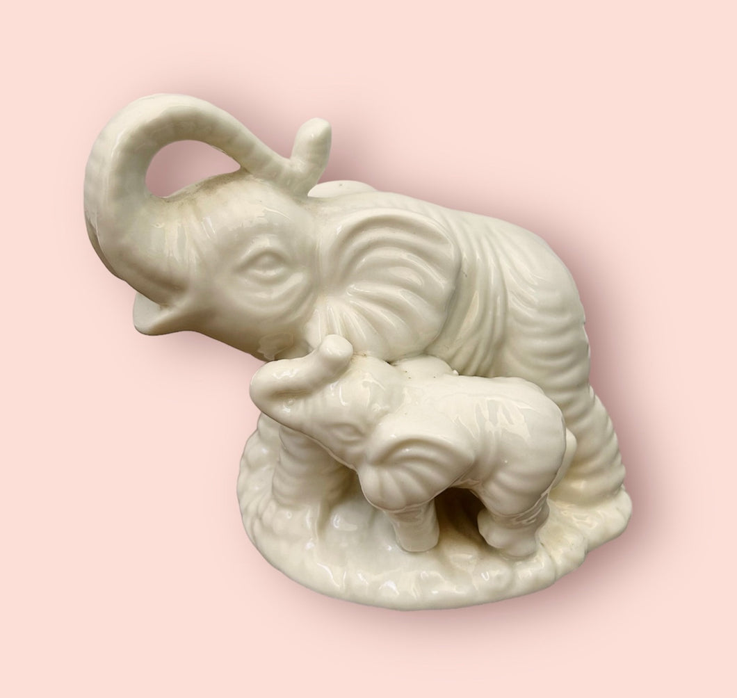 Ceramic Elephant Figurine