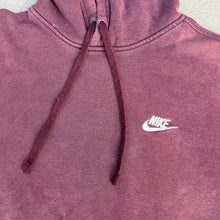 Load image into Gallery viewer, Perfectly Faded Burgundy Nike Hoodie
