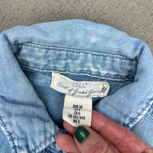 Load image into Gallery viewer, Distressed Denim Button-Down
