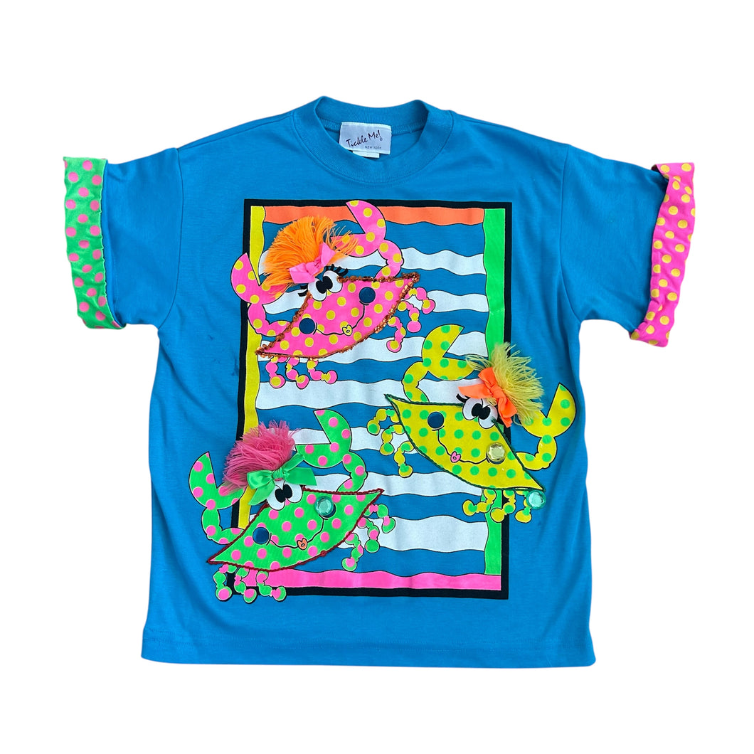 90s Neon Crabs Tee