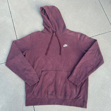 Load image into Gallery viewer, Perfectly Faded Burgundy Nike Hoodie
