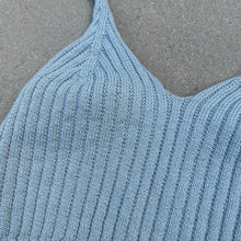 Load image into Gallery viewer, Sky Blue Knit Tank
