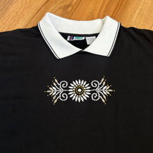 Load image into Gallery viewer, 90s Collared Flower Top
