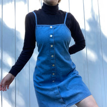 Load image into Gallery viewer, 90s Denim Button Dress
