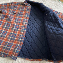 Load image into Gallery viewer, Heavyweight Burnt Orange Quilted Shacket
