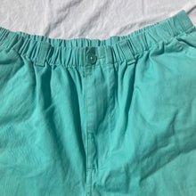 Load image into Gallery viewer, 90s Hi-Waist Teal Shorts
