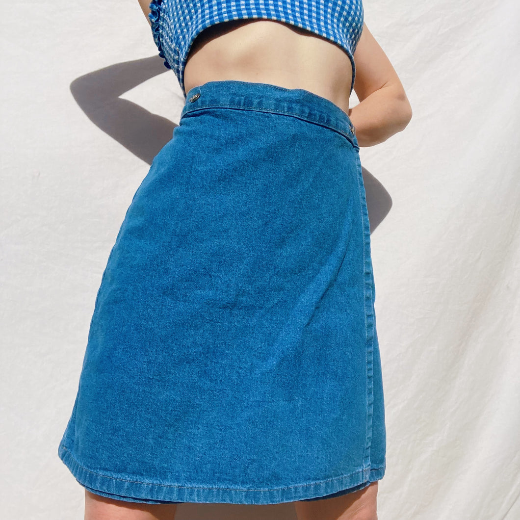 90s Denim Skort