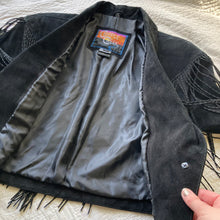 Load image into Gallery viewer, 80s Cripple Creek Fringe Leather Jacket
