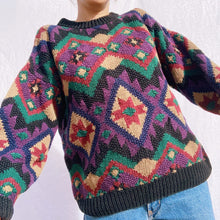 Load image into Gallery viewer, Funky Hand-Knitted Sweater
