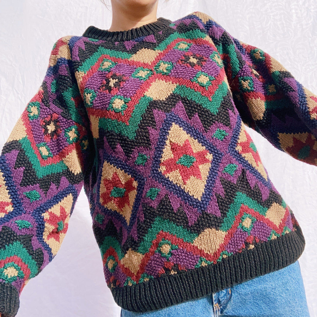 Funky Hand-Knitted Sweater