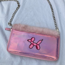 Load image into Gallery viewer, Holographic Balloon Dog Chain Purse
