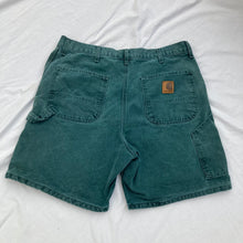 Load image into Gallery viewer, Forest Green Carhartt Carpenter Shorts
