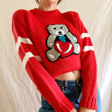 Load image into Gallery viewer, 80s Teddy Sweater
