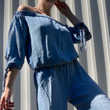 Load image into Gallery viewer, Chambray Jumpsuit
