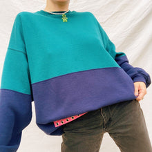 Load image into Gallery viewer, 90s Colorblock Crewneck
