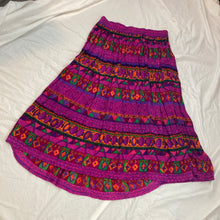 Load image into Gallery viewer, Funky Rainbow Maxi Skirt
