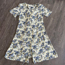 Load image into Gallery viewer, 80s Floral Lace-Up Dress
