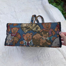 Load image into Gallery viewer, Teddy Bear Tapestry Bag
