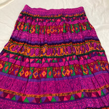 Load image into Gallery viewer, Funky Rainbow Maxi Skirt
