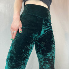 Load image into Gallery viewer, Crushed Velvet Bellbottoms
