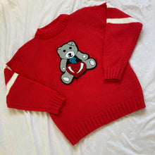 Load image into Gallery viewer, 80s Teddy Sweater
