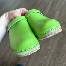 Load image into Gallery viewer, Swedish Lime Green Clogs
