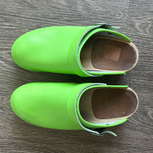 Load image into Gallery viewer, Swedish Lime Green Clogs
