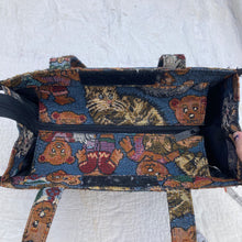 Load image into Gallery viewer, Teddy Bear Tapestry Bag
