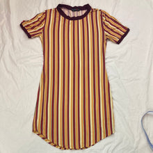 Load image into Gallery viewer, Retro Style Striped Dress
