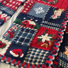 Load image into Gallery viewer, 2000 Heirloom Collections Knitted Holiday Cardigan
