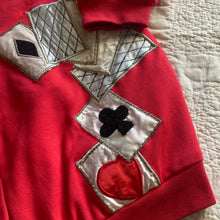 Load image into Gallery viewer, 80s Beaded Casino Jester Cardigan
