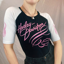 Load image into Gallery viewer, Y2K Harley Davidson Raglan Top
