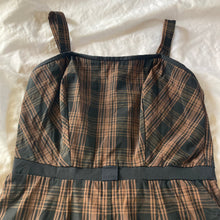 Load image into Gallery viewer, 60s Plaid Playsuit
