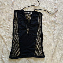 Load image into Gallery viewer, Black Mesh Bodycon Dress
