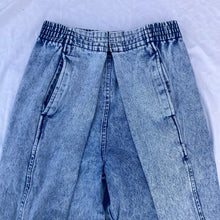 Load image into Gallery viewer, 80s Acid Wash Adjustable Jeans
