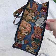 Load image into Gallery viewer, Teddy Bear Tapestry Bag
