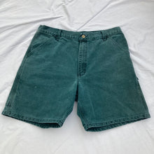 Load image into Gallery viewer, Forest Green Carhartt Carpenter Shorts
